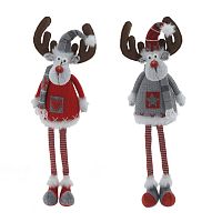 Игрушка набивная "Олень",2 вида(цена за одну штуку)  L25 W16 H76/27 см,.