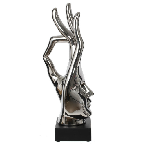 Фигурка декоративная "Маска", L12 W12,5 H36 см фото 4