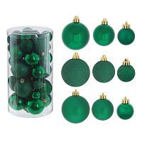 Набор из 40шт Украшение новогоднее "Шар", D6/5/4/3 см, L14 W14 H26 см Набор из 40шт Украшение новогоднее "Шар", D6/5/4/3 см, L14 W14 H26 см