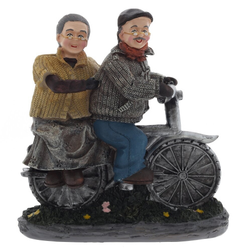 Фигурка декоративная "Бабушка с дедушкой", L17 W7,5 H18,5 см