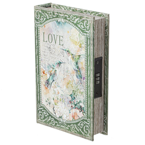 Шкатулка-книга с кодовым замком, L16 W5 H24 см фото 4