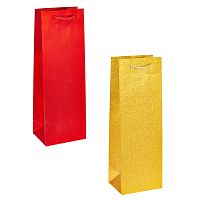 Пакет подарочный (бумага 210г/м2, блок 12шт), L12 W9 H35 см, 3в.