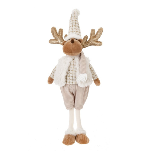 Игрушка набивная "Олень", L17 W13 H59 см, 2в. фото 3 Игрушка набивная "Олень", L17 W13 H59 см, 2в. фото 3