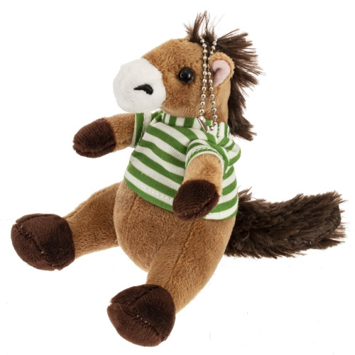 Игрушка набивная "Лошадка", с цепочкой, L11 W16 H12 см, 2в. фото 4