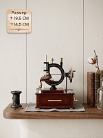 Изделие декоративное "Швейная машинка" (музык.), L14,5 W12 H19,5 см