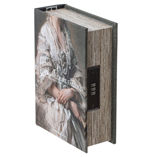 Шкатулка-книга с кодовым замком, L15,5 W6,5 H22 см фото 5