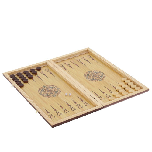 Игра настольная 2 в 1 ( шашки, нарды) "Восточные", L60 W30 H4 см фото 5