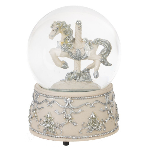 Фигурка декоративная в стекл шаре "Карусель" (ключ, муз, движ), D 10 см, L10 W10 H14 см Фигурка декоративная в стекл шаре "Карусель" (ключ, муз, движ), D 10 см, L10 W10 H14 см