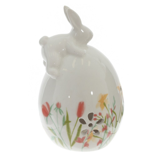 Фигурка декоративная "Заяц на яйце", L9 W9 H15 см фото 2