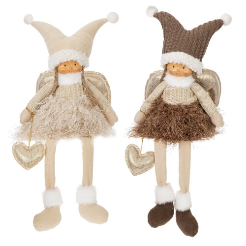 Игрушка набивная "Ангел", L19 W8 H52/25 см, 2в. Игрушка набивная "Ангел", L19 W8 H52/25 см, 2в.