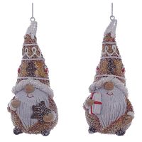 Фигурка декоративная подвесная "Гном", L4,5 W4,5 H10,5 см, 2в.
