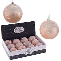Набор из 12шт Украшение новогоднее "Шар", D 8 см, L35 W26,5 H9 см
