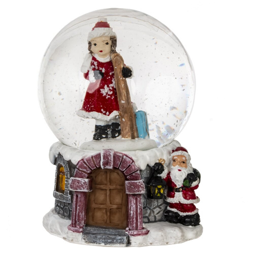 Фигурка декоративная "Дети" в стекл шаре, L5,5 W5,5 H6 см, 4в. фото 5