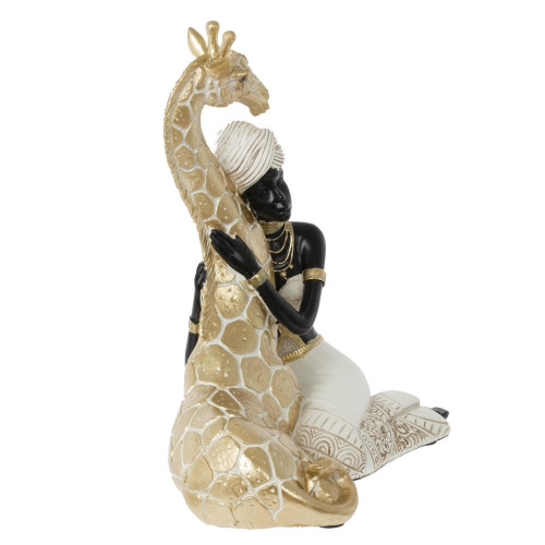 Фигурка декоративная "Африканка с жирафом", L22,5 W12 H25 см фото 4