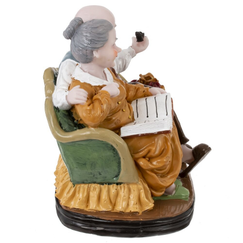 Фигурка декоративная "Бабушка с дедушкой", L16 W12 H15,5 см фото 4