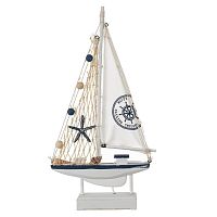 Изделие декоративное "Корабль" (подсветка 2xАА н/п), L18 W4,5 H36 см