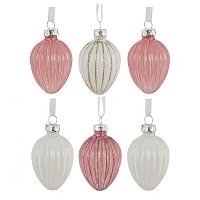 Набор из 6-ти изделий декоративных подвесных "Яйцо пасхальное" (3,5*5), L13 W16 H4 см