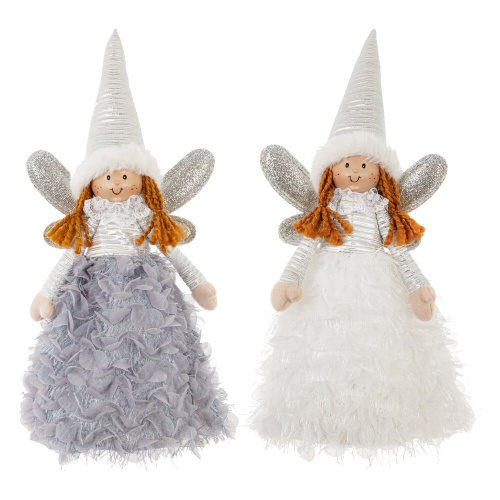 Игрушка набивная "Ангел" (цена за 1 штуку), L14 W12 H33 см, 2в.