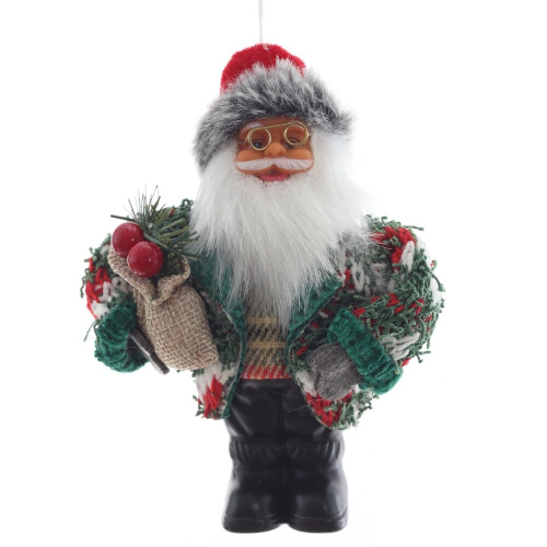 Дед Мороз подвесной, L9 W8 H13 см