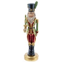 Фигурка декоративная "Солдатик-эльф", L10 W10 H39 см