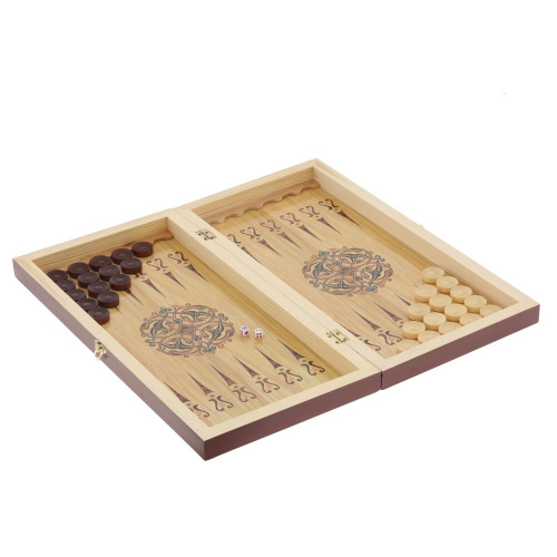 Игра настольная 3 в 1 (шахматы, шашки, нарды) "Морские", L50 W25 H6 см фото 7 Игра настольная 3 в 1 (шахматы, шашки, нарды) "Морские", L50 W25 H6 см фото 7