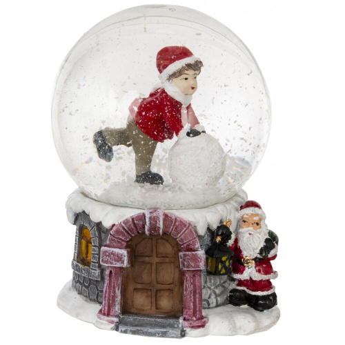 Фигурка декоративная "Дети" в стекл шаре, L5,5 W5,5 H6 см, 4в. фото 4