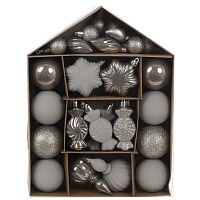 Набор из 32шт Украшение новогоднее "Шар", L24 W6 H32 см Набор из 32шт Украшение новогоднее "Шар", L24 W6 H32 см