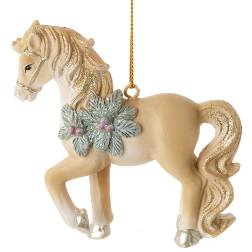 Фигурка декоративная подвесная "Лошадка", L7,5 W2,5 H8 см Фигурка декоративная подвесная "Лошадка", L7,5 W2,5 H8 см