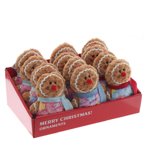 Игрушка набивная подвесная "Пряничный человечек", L9,5 W5,5 H15 см, 3в. фото 2 Игрушка набивная подвесная "Пряничный человечек", L9,5 W5,5 H15 см, 3в. фото 2