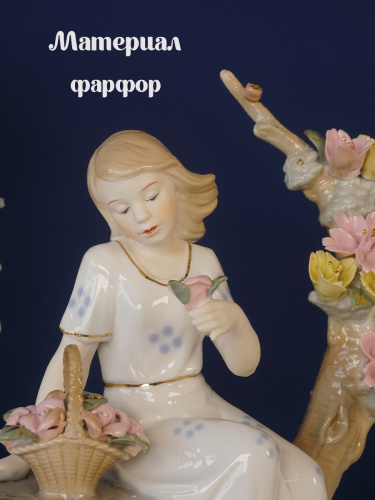 Фигурка декоративная "Девушка", L22 W13 H25 см фото 3