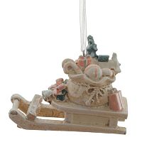 Изделие декоративное подвесное "Сани", L7 W3 H5,5 см