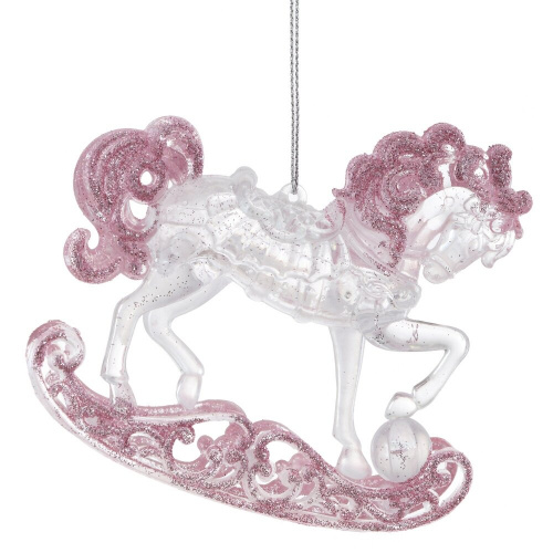 Украшение новогоднее "Лошадка", L10,5 W3 H9,5 см фото 2 Украшение новогоднее "Лошадка", L10,5 W3 H9,5 см фото 2