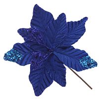 Цветок искусственный "Пуансеттия", L22 W22 H33 см