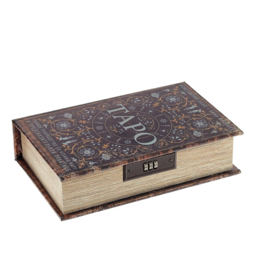 Шкатулка-книга с кодовым замком, L17,5 W7 H27 см фото 3