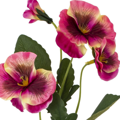 Цветок искусственный "Фиалка", L11 W8 H38 см фото 3