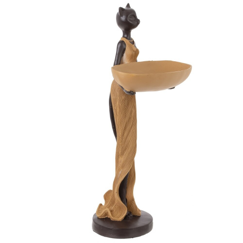 Фигурка декоративная "Кошка", L16,5 W15 H36,5 см фото 6