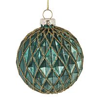 Украшение новогоднее "Шар", L8 W8 H8 см