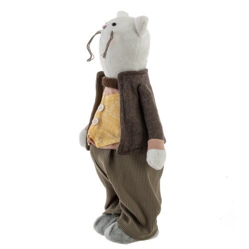 Игрушка набивная "Кот/Кошка", L16 W10 H33 см, 2в. фото 2 Игрушка набивная "Кот/Кошка", L16 W10 H33 см, 2в. фото 2