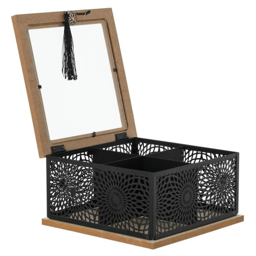 Шкатулка для чайных пакетиков, L18 W18 H10 см фото 2