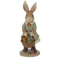 Фигурка декоративная "Зайка", L8,5 W9 H21 см