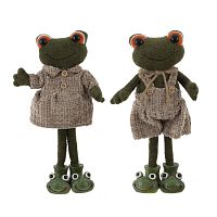 Игрушка набивная "Лягушка", L10 W7,5 H27 см, 2в.