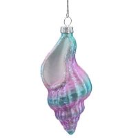 Украшение новогоднее "Ракушка", L6 W6 H14,5 см