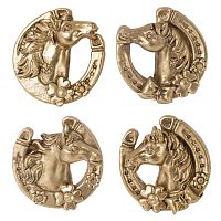 Магнит "Лошадка", L5 W1 H5,5 см, 4в.