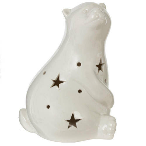 Фигурка декоративная "Медведь" с подсветкой (2хLR44), L10 W11 H15 см фото 3