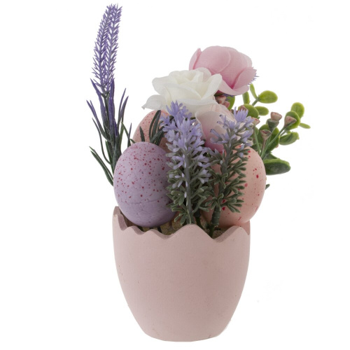 Цветочная композиция "Пасхальная", L10 W12 H18 см фото 2