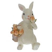 Фигурка декоративная "Заяц", L6,5 W5,5 H11 см