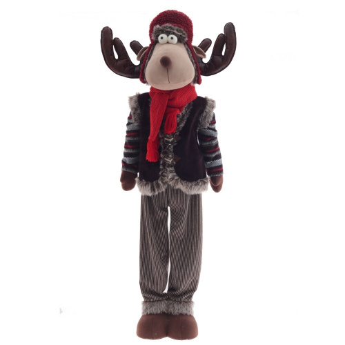 Игрушка набивная "Олень" (телескоп ноги), L93 W44 H191/109 см