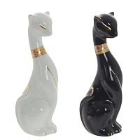 Фигурка декоративная "Кот", L6 W5 H16 см, 2в.