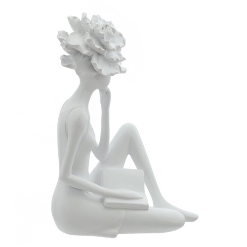 Фигурка декоративная "Девушка", L11 W16,5 H24 см фото 2