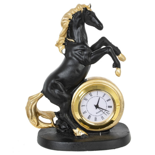Фигурка декоративная "Лошадь" с часами (LR41x1), L9 W5 H12 см Фигурка декоративная "Лошадь" с часами (LR41x1), L9 W5 H12 см